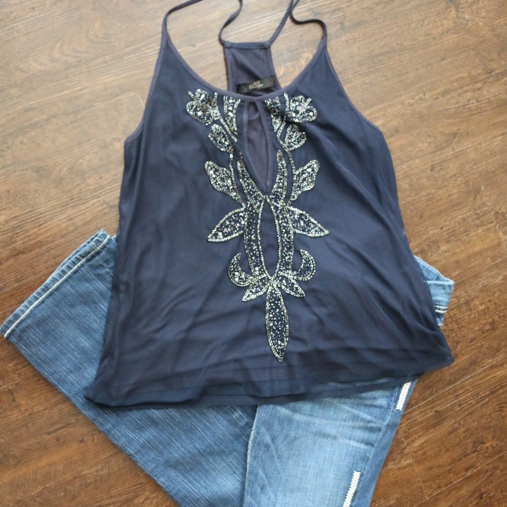 BKE Boutique Sequin Tank